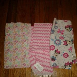 3 recieving blankets